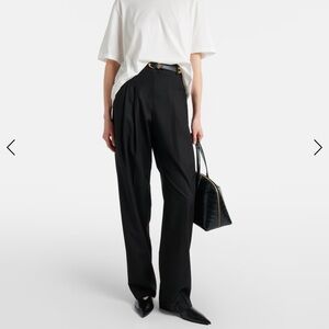The Frankie Shop Gelso high rise wide leg pants